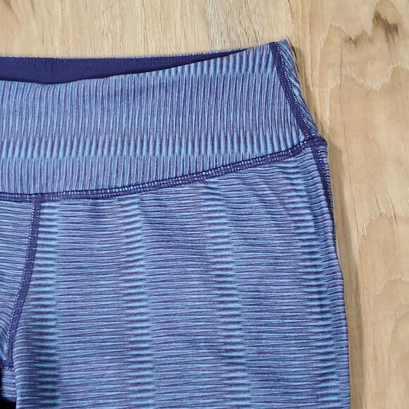 🔹️Prana Purple & Blue Maison Cropped Athletic Pants Small - Picture 5 of 8